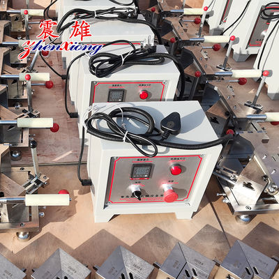 Temp Control Door Gasket Plastic Profile Extruders Single Corner Welding Machine