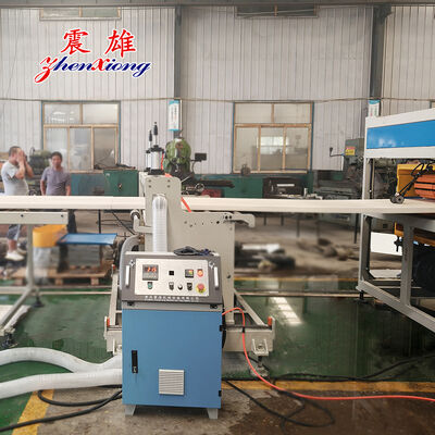 High Speed Production PVC Door Panel Extrusion Machine with PLC Control and Cone Twin Screw