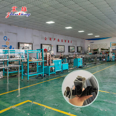 Automatic Door Gasket Production Line with SJ75 Extruder 5P Air-Cooled Chiller and 45° Beveling Machine for PVC Refrigerator Door Gasket